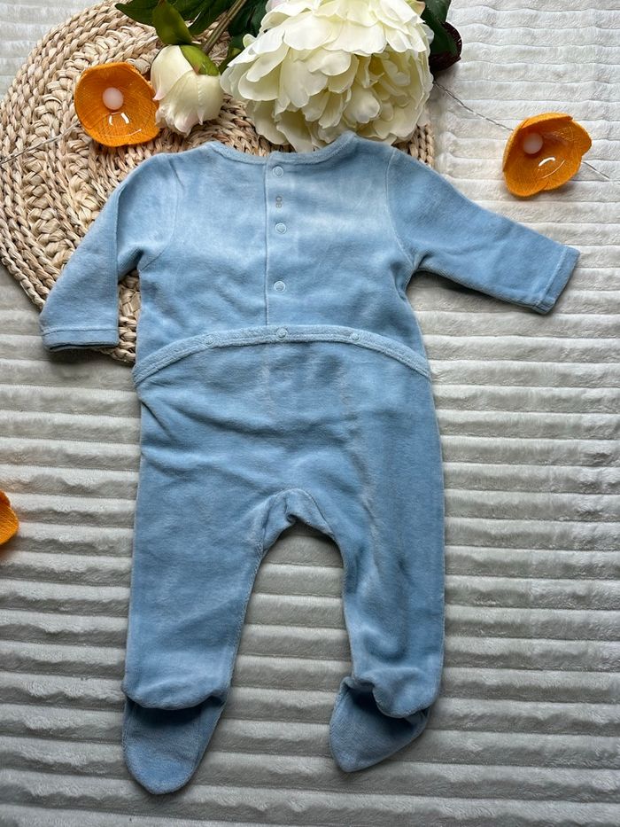 Pyjama 1 mois Obaïbi en velours - photo numéro 4