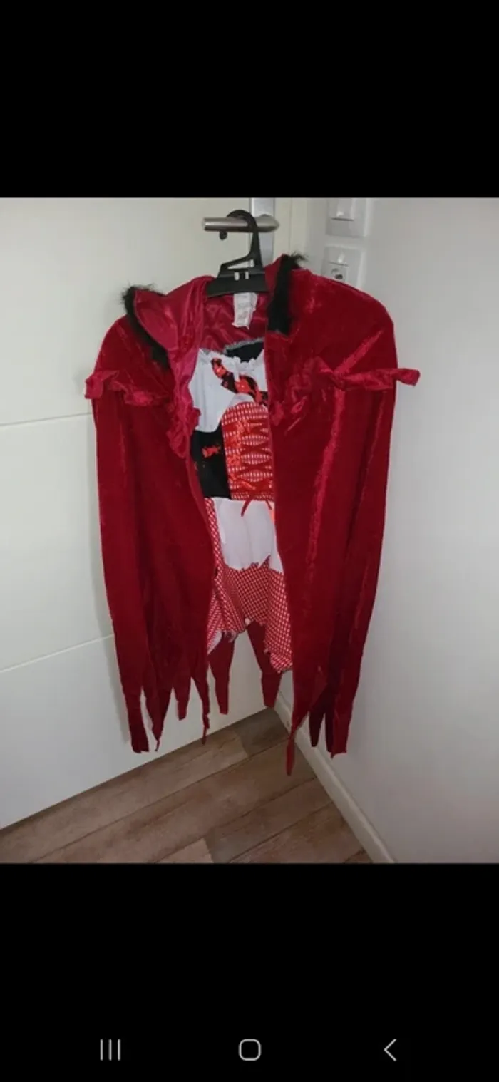 Déguisement halloween petit chaperon rouge 5ans - photo numéro 7