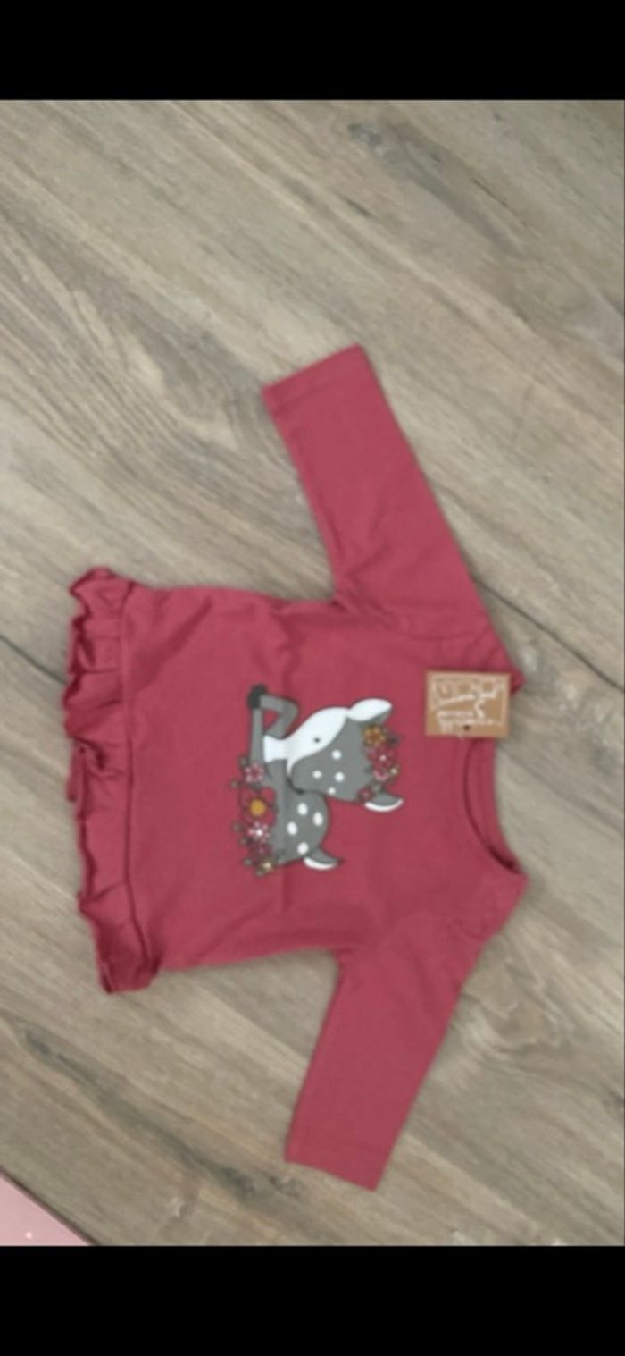 Ensemble bébé fille taille 3 mois + sac cadeau neuf - photo numéro 3