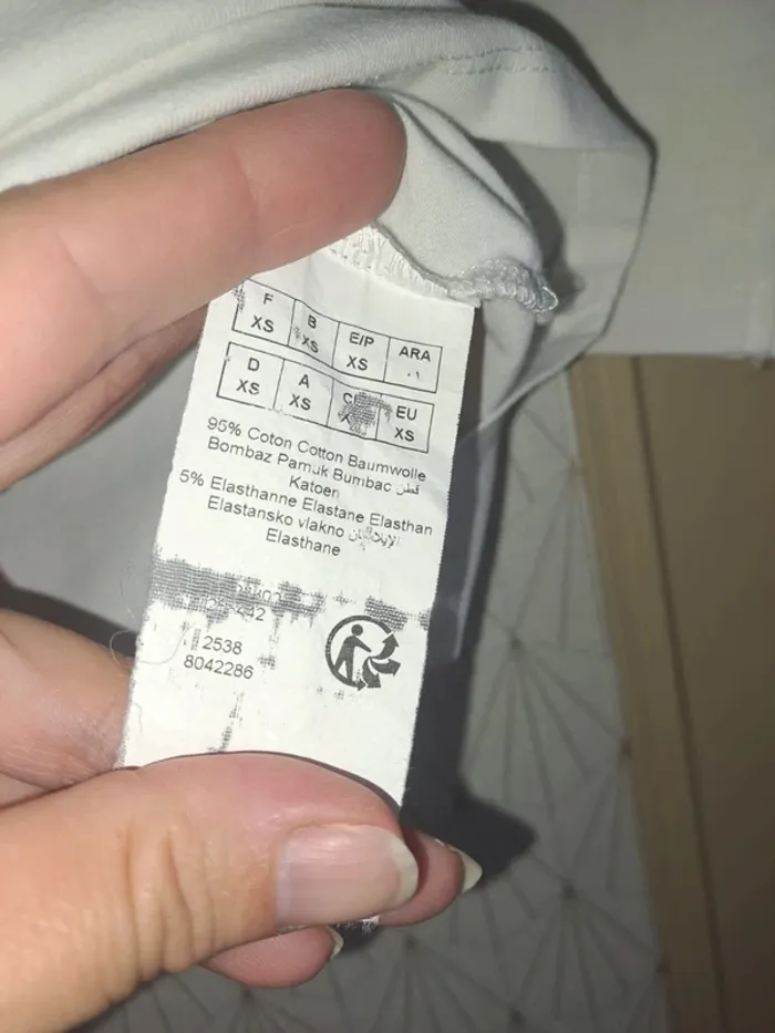 Top blanc femme sexy tbe grain de malice XS - photo numéro 4