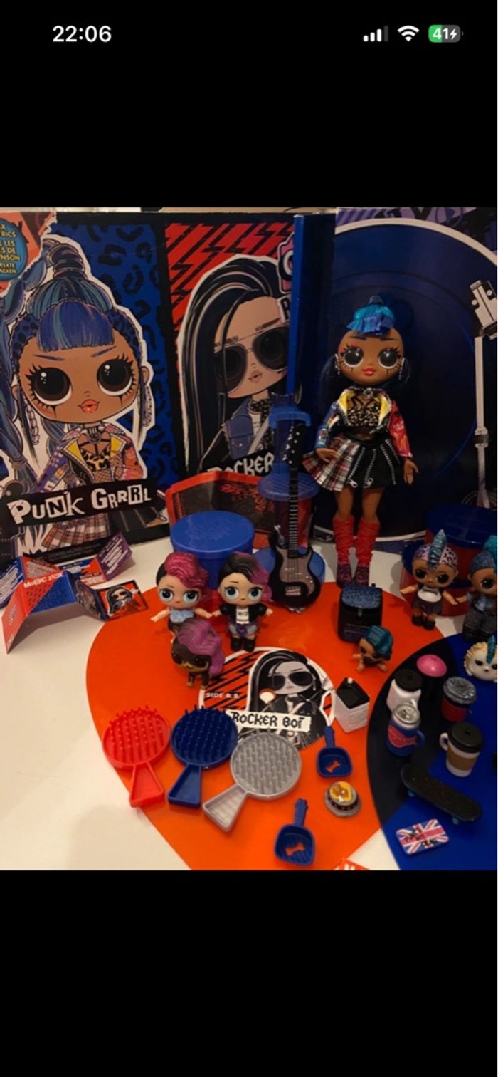 LOL Surprise OMG Remix Mannequin Doll - Collectible - Fashion Clothing & Accessories - Rocker Boi & Punk Grrl - 2 Packs - photo numéro 2