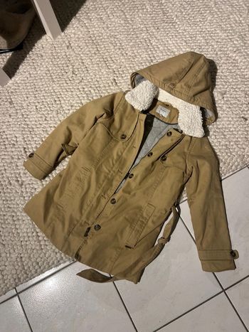 Parka pépé jeans couleur camel 10 ans