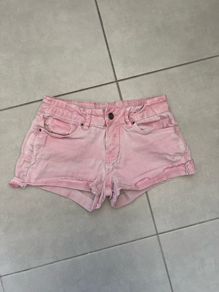 Short en jean rose 14 ans