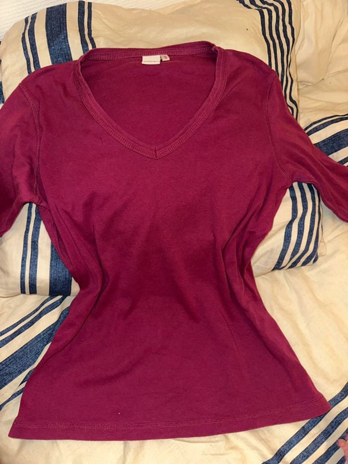 T-shirt manches 3/4 46/48 - photo numéro 1