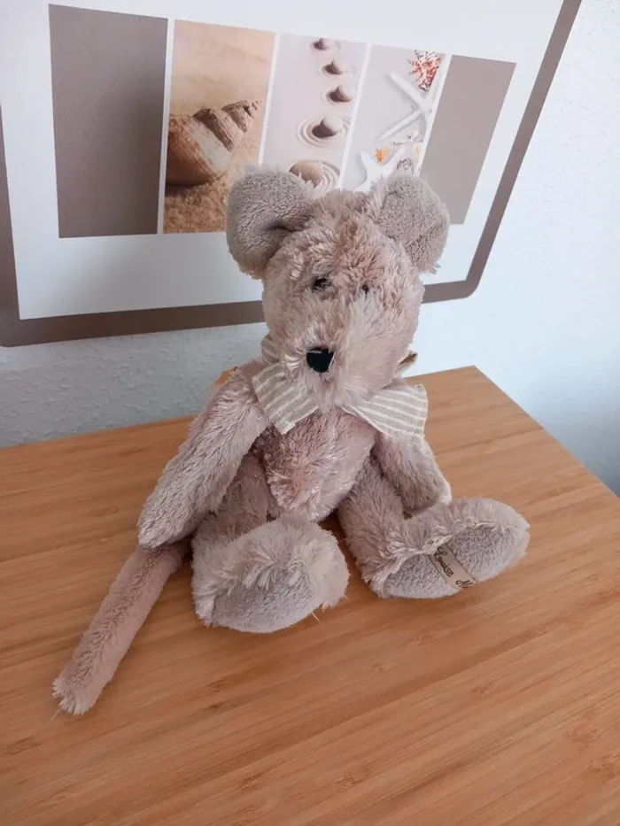 Peluche souris Louise Mansen 21cm - photo numéro 2