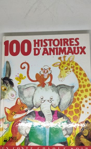 Livre 100 histoires d'animaux