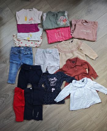 Lot vêtements fille 18 mois