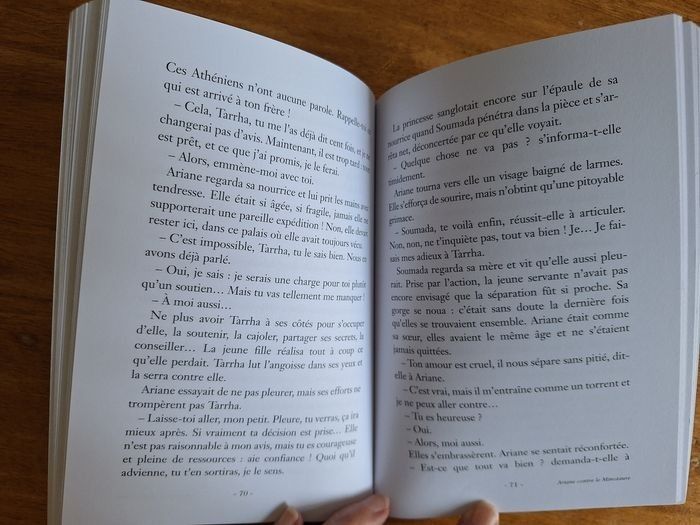 Livre sur la mythologie " Ariane contre le minotaure " de Marie-Odile Hartmann - photo numéro 6