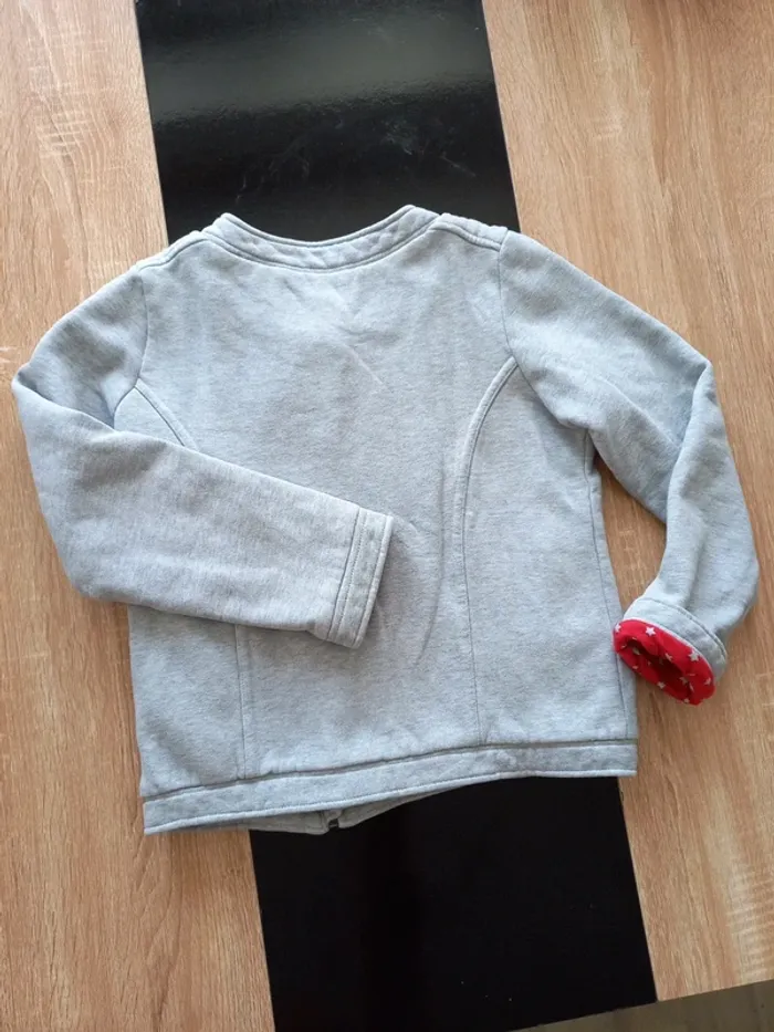 Gilet fille gris 10 ans - photo numéro 5