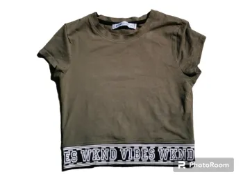 Tee-shirt crop top Fb Sister taille XS