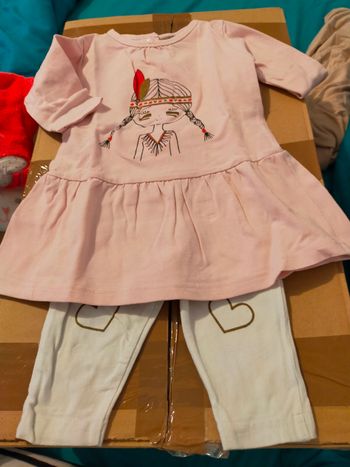 Ensemble robe legging 3 mois