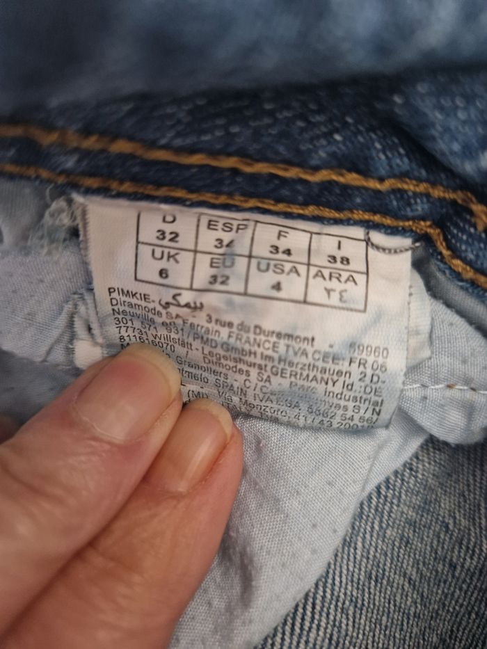 Lot de 2 jeans T 34 - photo numéro 9