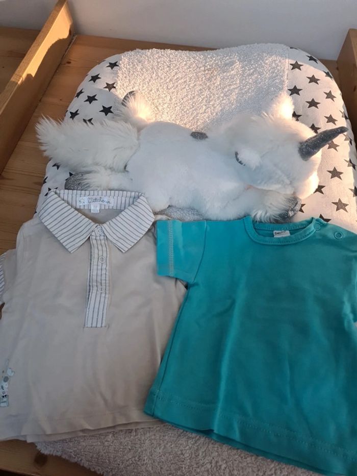 Lot 2 tee shirt 3 mois