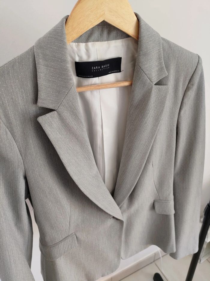 Zara blazer gris M - photo numéro 2