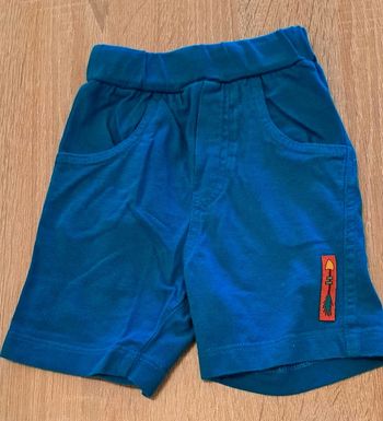Short bleu roi 9 mois