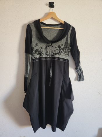 Robe imprimée La Mode est à Vous – Taille 36 – Manches longues