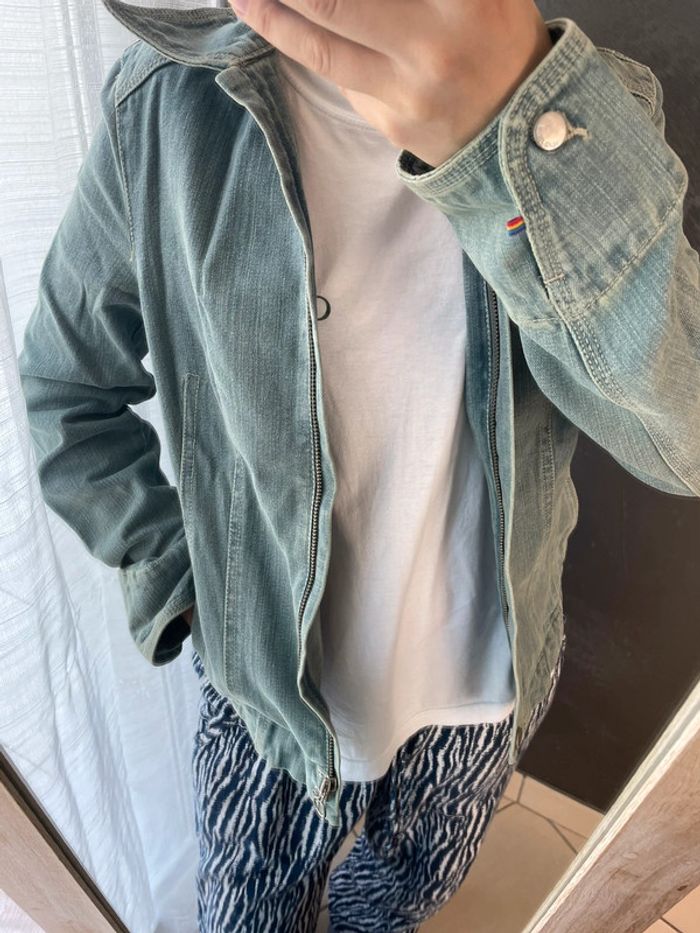 Veste en jean femme