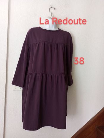 Robe oversize plissée femme 38