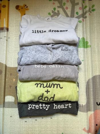 Lot de 5 pyjamas hiver