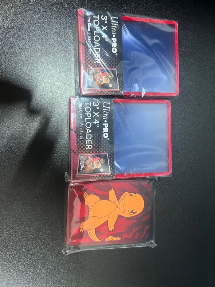 Lot sleeves Salameche + Top Loader - photo numéro 2