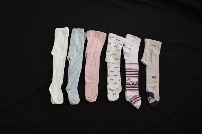Lot de 6 collants taille 6-12 mois