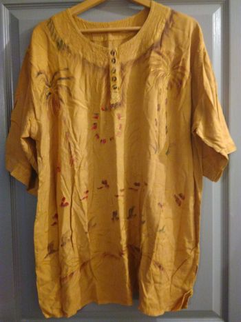 tunique femme xxl moutarde 30