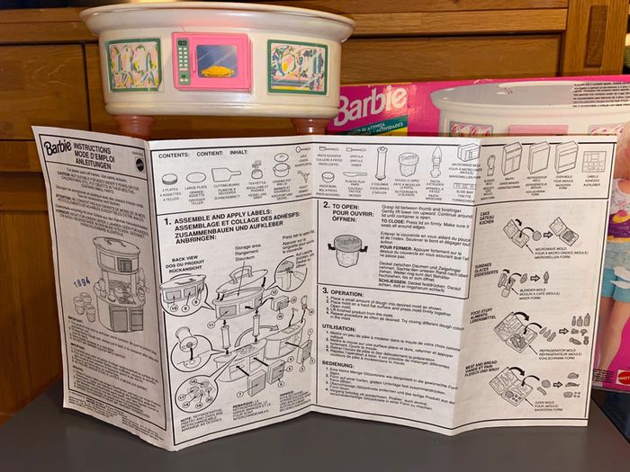 Cuisine Barbie Mattel poupee doll 1993 - photo numéro 7