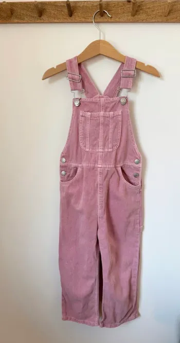 Salopette en jean rose Zara
