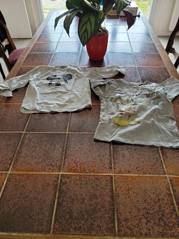 Lot tee shirt manches longues Mickey