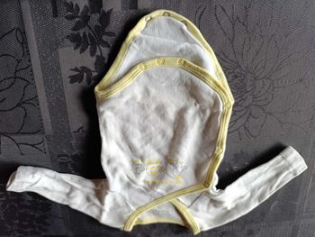 Bodie blanc et jaune, famille éléphants, Kimbaloo, 1 mois 