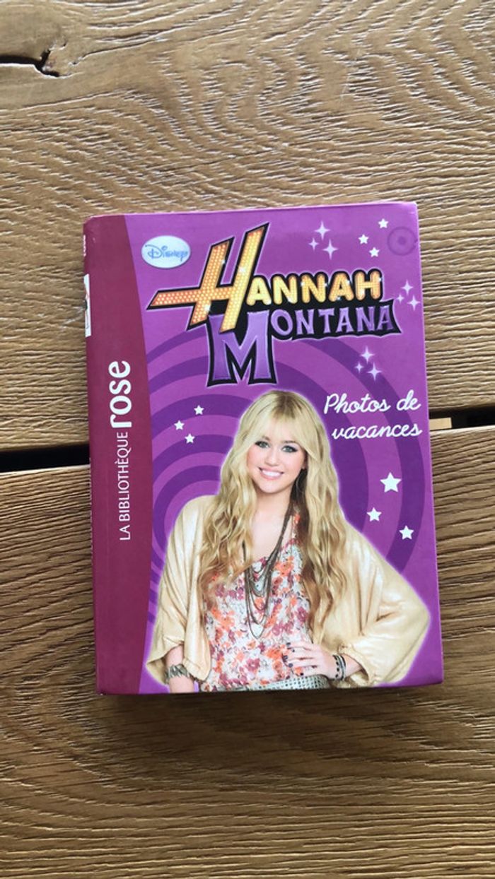 Lot 2 livres hannah montana - photo numéro 3
