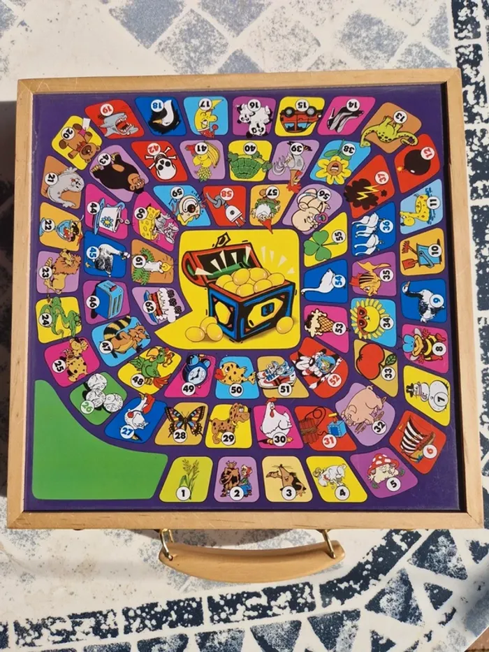 Mallette de jeux en bois - photo numéro 2