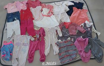 lot 6 mois fille la halle