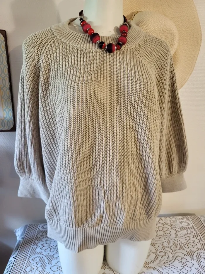 Pull maille overzise