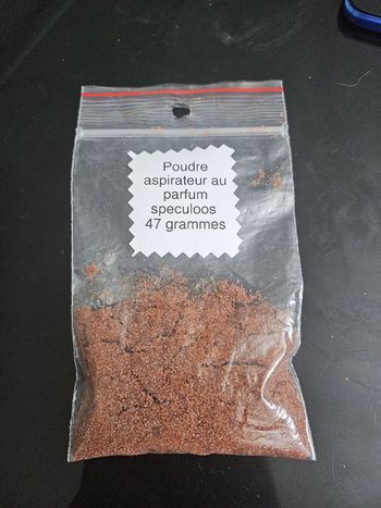 Poudre aspirateur au speculoos