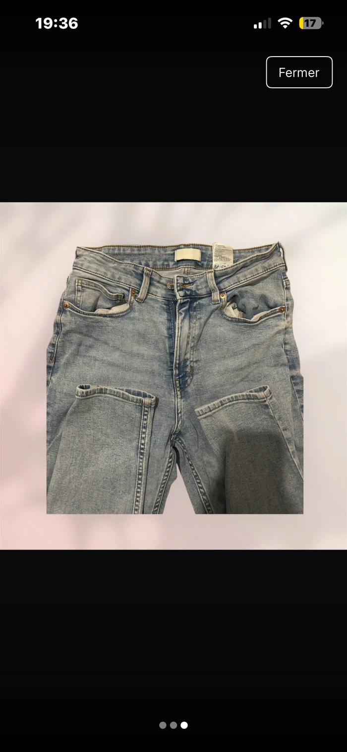 Jean denim slim Pimkie taille 40 – basique tendance & petit prix 💙✨ - photo numéro 3