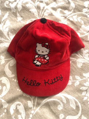 Casquette rouge belli kitty