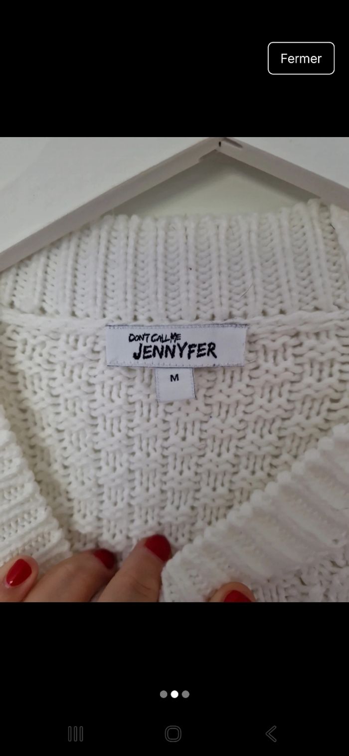 Pull blanc