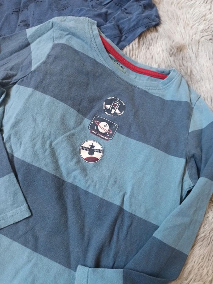 Lot tee-shirts kiabi taille 6 ans - photo numéro 2