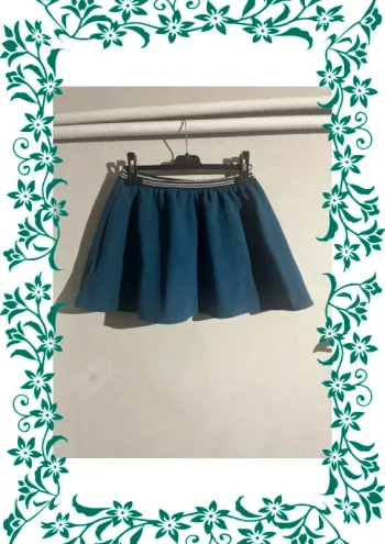 Jupe vert canard 10 ans