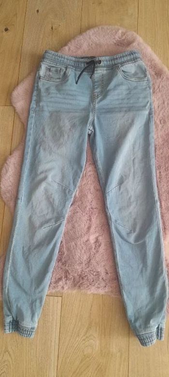 Jean élastique bleu clair 10 ans 11 ans denim co