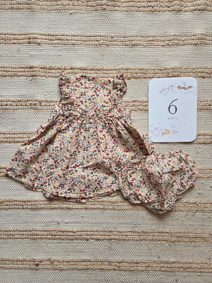 Robe été fleuri avec bloomer - photo numéro 2