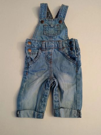 salopette jean kiabi fille 1 mois