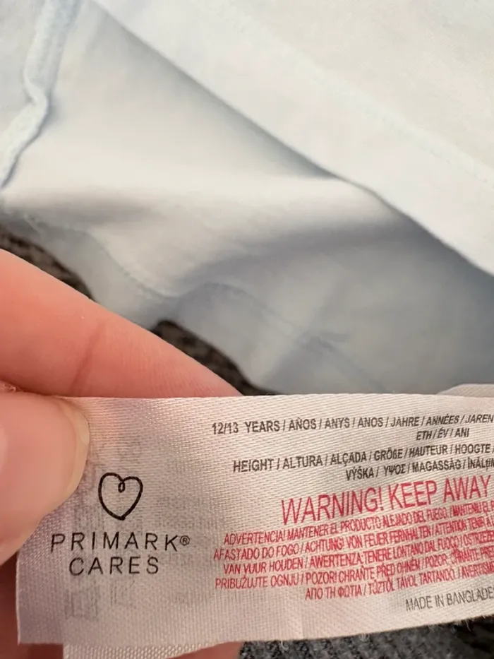TEE shirt fille primark bleu - photo numéro 4