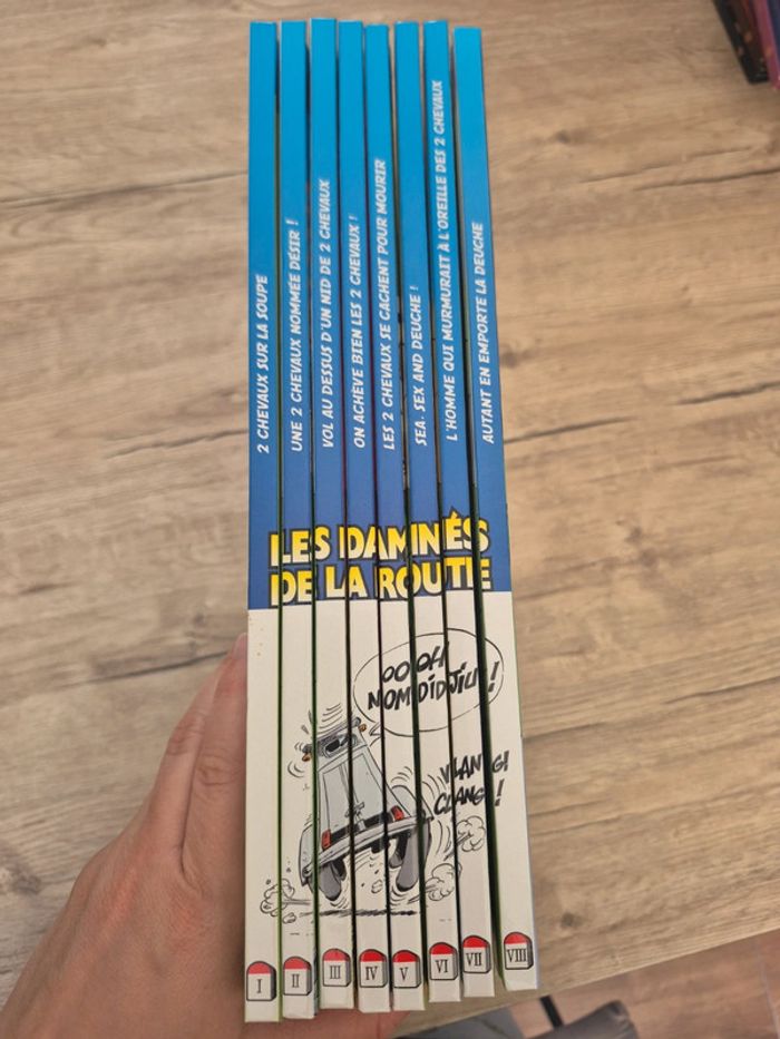 Lot de 8 bandes dessinées Les damnés de la route - photo numéro 5
