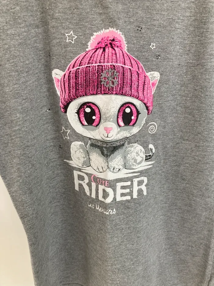T-shirt chat, taille S - photo numéro 2