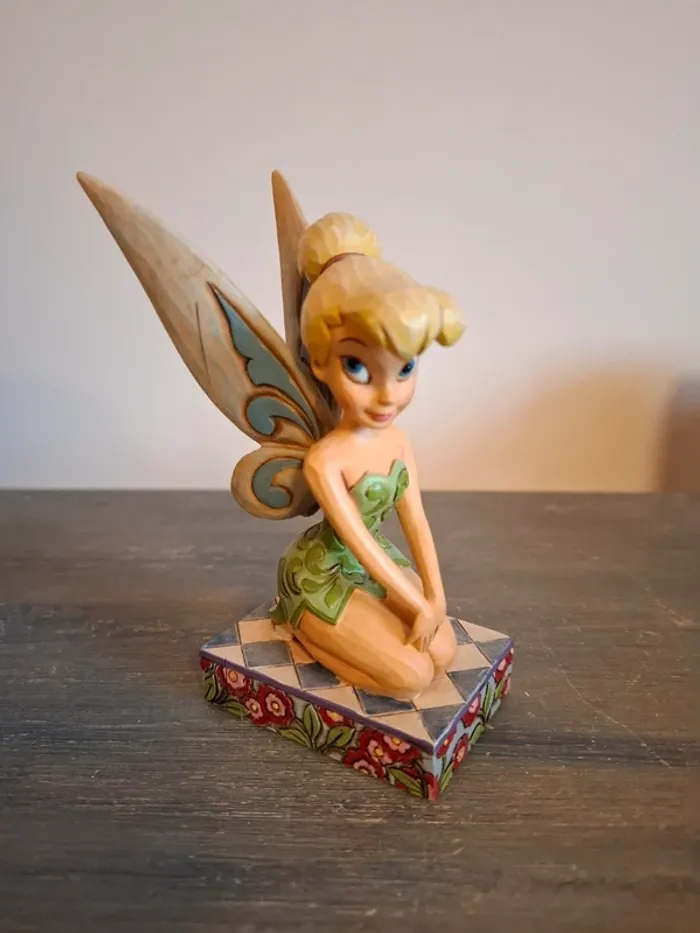 Figurine disney Jim Shore enesco en bois fée clochette peter pan