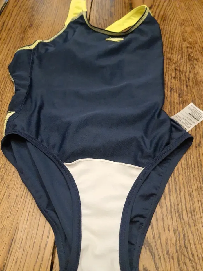 Maillot de bain Speedo marine/jaune fr 12ans - photo numéro 13