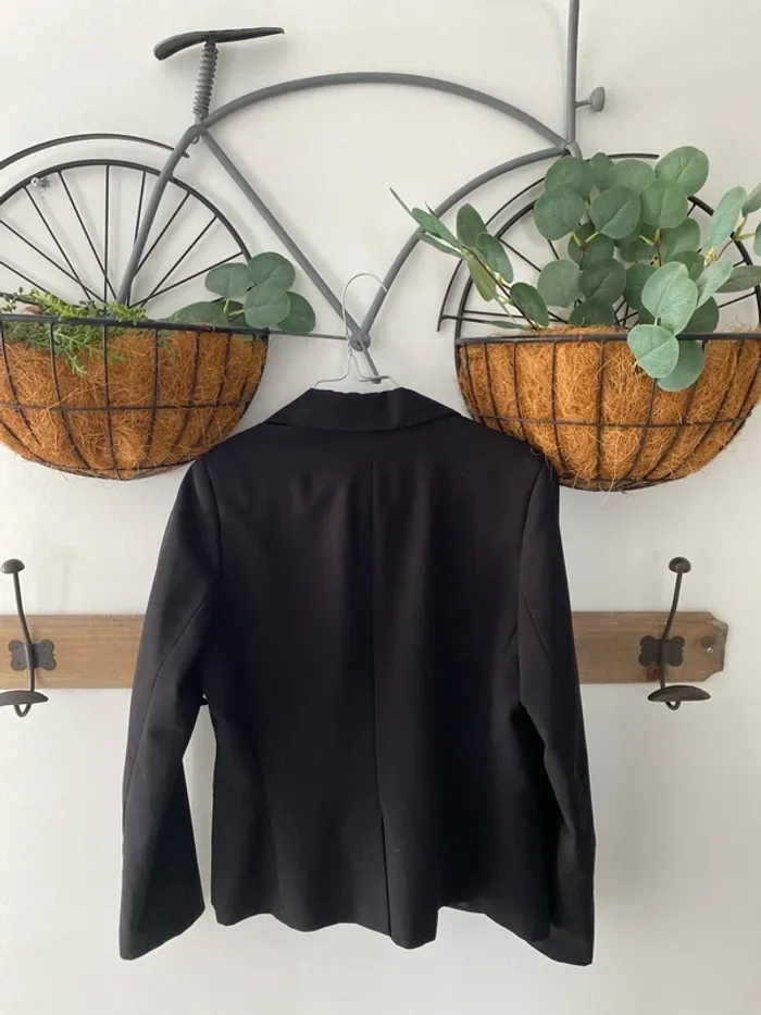 Blazer noir cintré Taille 40 - photo numéro 6