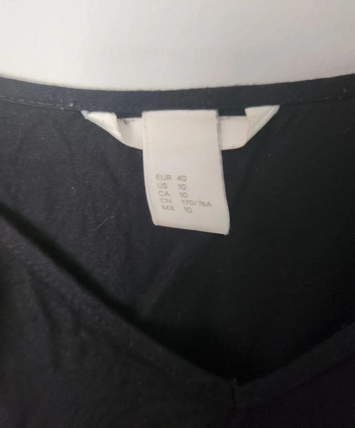 combi short a fines bretelles réglables à noire taille 40 H&M excellent état - photo numéro 3